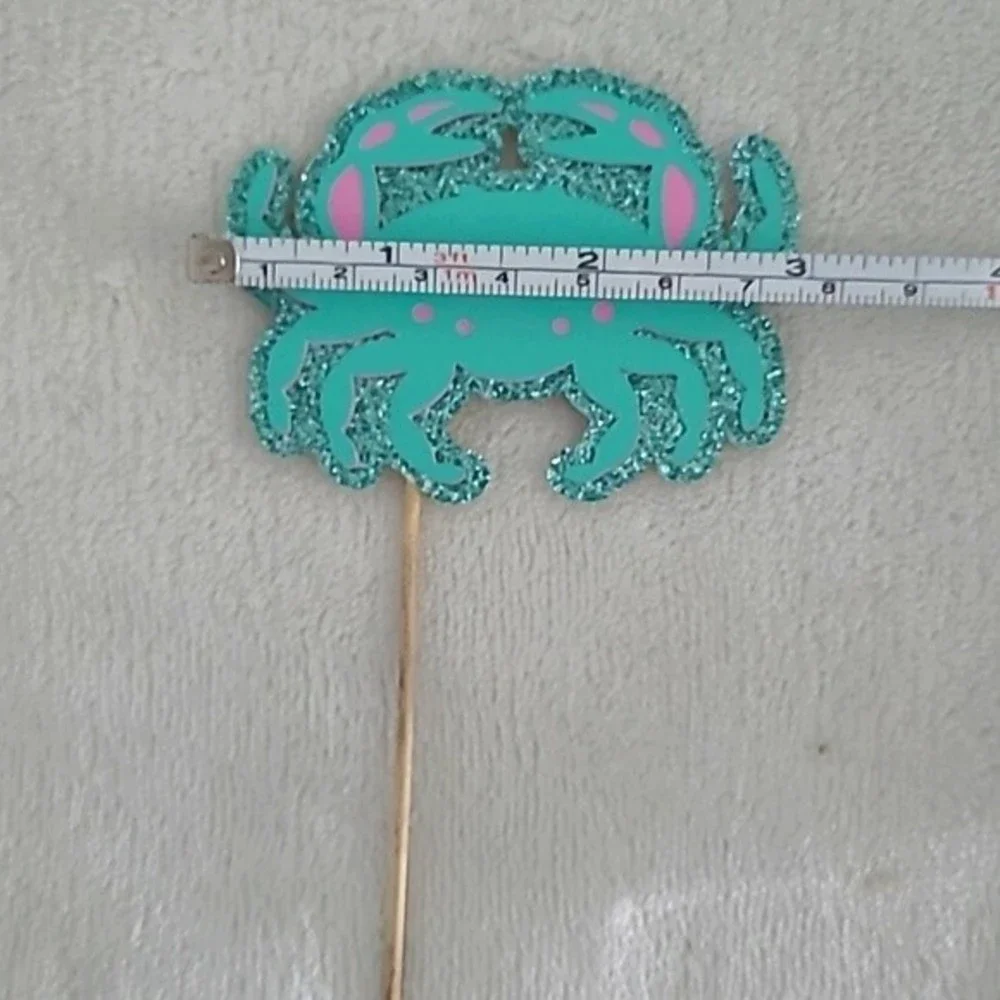 Mermaid theme cupcake toppers